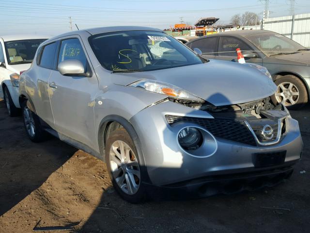 JN8AF5MV4CT114855 - 2012 NISSAN JUKE S SILVER photo 1