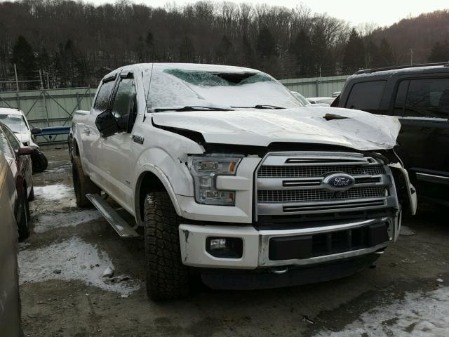 1FTFW1EG4FFB21365 - 2015 FORD F150 SUPER WHITE photo 1