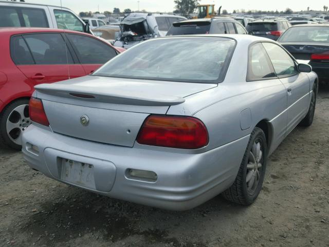 4C3AU52N9YE049746 - 2000 CHRYSLER SEBRING LX SILVER photo 4