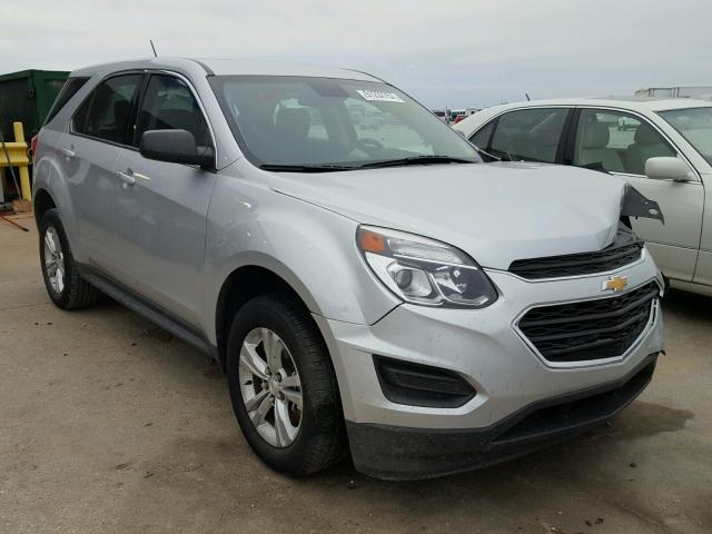 2GNALBEK8G6149797 - 2016 CHEVROLET EQUINOX LS SILVER photo 1