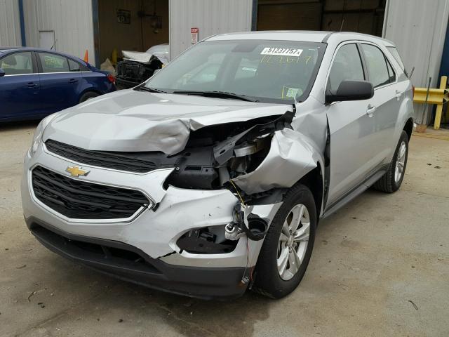 2GNALBEK8G6149797 - 2016 CHEVROLET EQUINOX LS SILVER photo 2