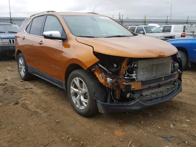 2GNAXVEV0J6274266 - 2018 CHEVROLET EQUINOX PR ORANGE photo 1