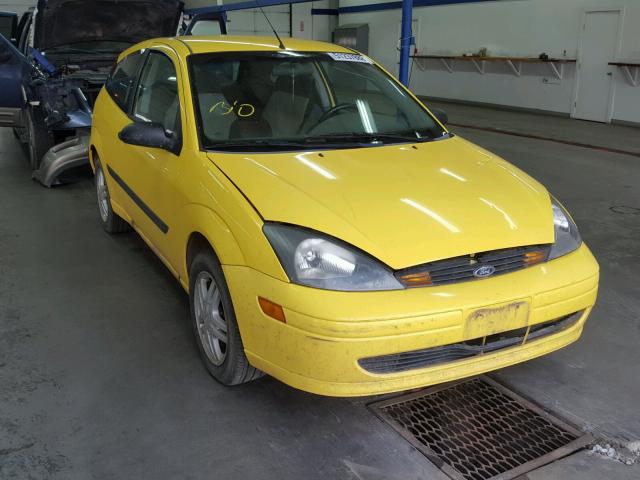 3FAFP31393R172361 - 2003 FORD FOCUS ZX3 YELLOW photo 1