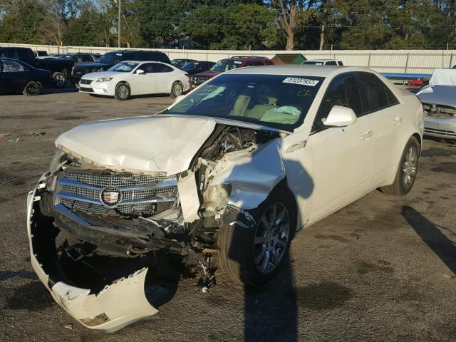 1G6DF577380133057 - 2008 CADILLAC CTS WHITE photo 2