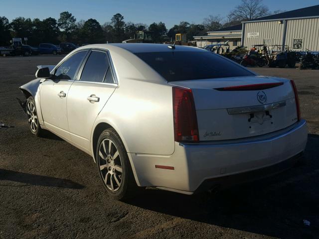 1G6DF577380133057 - 2008 CADILLAC CTS WHITE photo 3