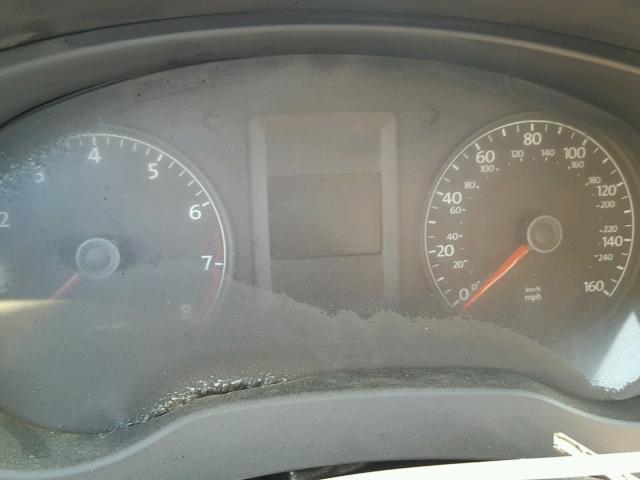 3VW2K7AJ0DM312032 - 2013 VOLKSWAGEN JETTA BASE SILVER photo 8