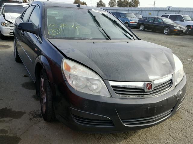 1G8ZS57N28F283181 - 2008 SATURN AURA XE BLACK photo 1