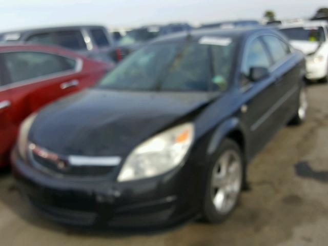 1G8ZS57N28F283181 - 2008 SATURN AURA XE BLACK photo 2