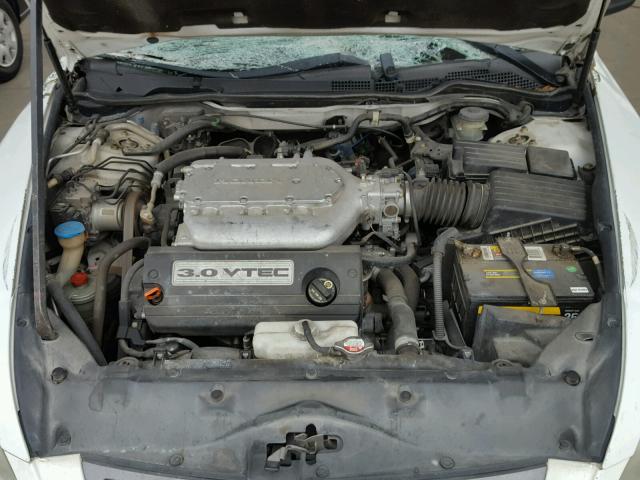 1HGCM66535A062907 - 2005 HONDA ACCORD EX WHITE photo 7