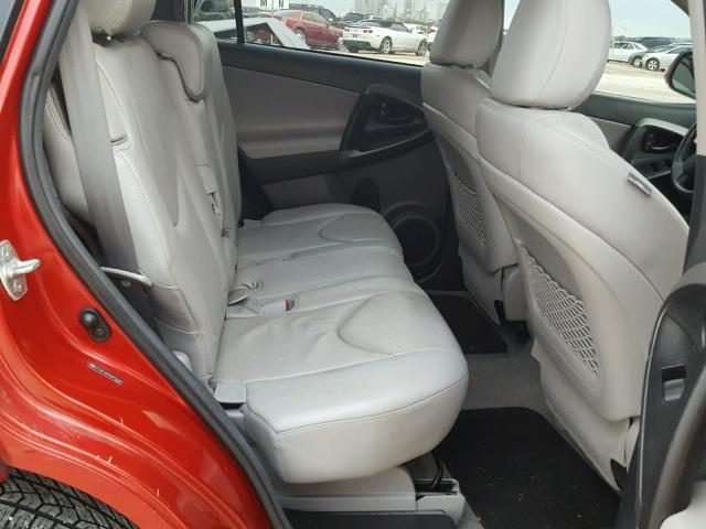 2T3DF4DV5CW233496 - 2012 TOYOTA RAV4 LIMIT MAROON photo 6