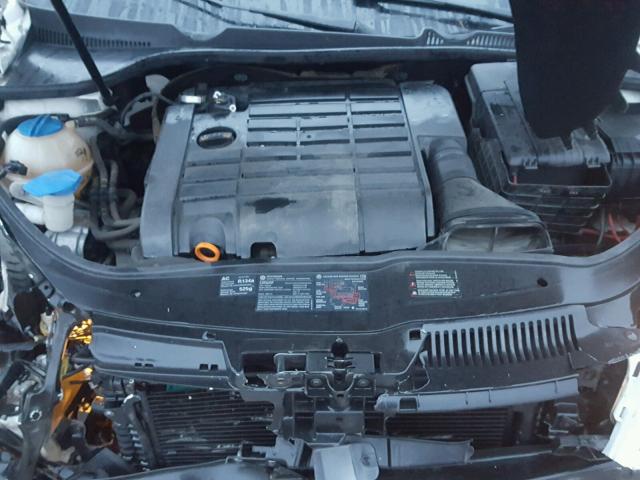 WVWDA71F17V002122 - 2007 VOLKSWAGEN EOS 2.0T S SILVER photo 7