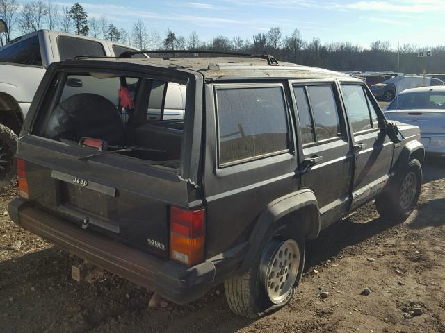 1J4FT68S5SL660637 - 1995 JEEP CHEROKEE S BLACK photo 4