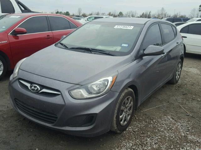 KMHCT5AE5EU187923 - 2014 HYUNDAI ACCENT GLS SILVER photo 2