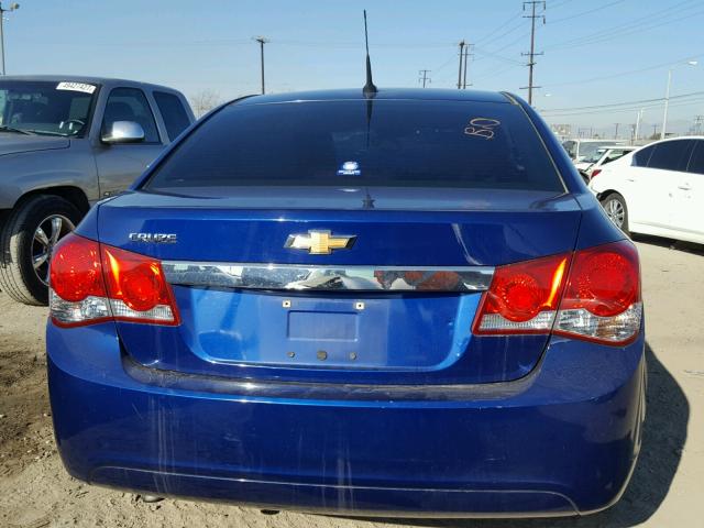 1G1PC5SH8C7299912 - 2012 CHEVROLET CRUZE LS BLUE photo 9