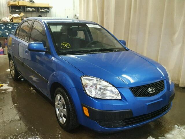 KNADE223396535160 - 2009 KIA RIO BASE BLUE photo 1