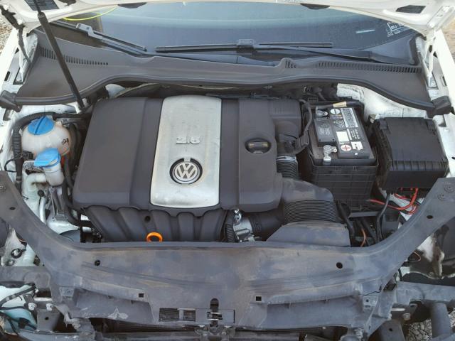 3VWJZ71K88M099546 - 2008 VOLKSWAGEN JETTA S WHITE photo 7