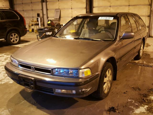 1HGCB9854MA024122 - 1991 HONDA ACCORD LX GRAY photo 2