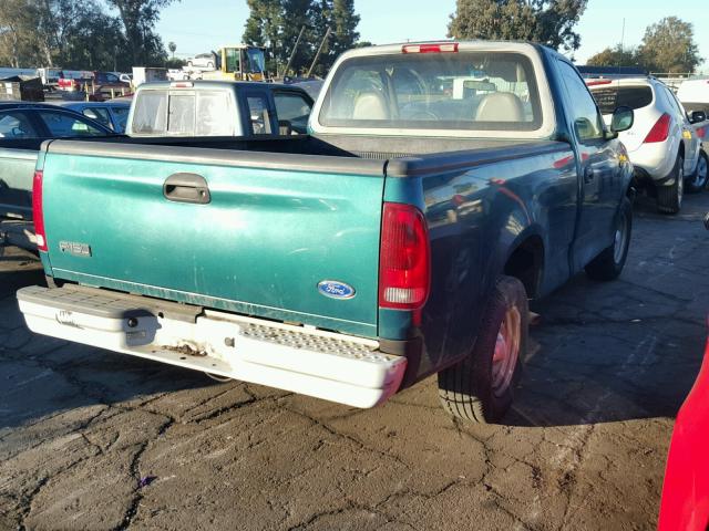 1FTDF1722VKC14271 - 1997 FORD F150 GREEN photo 4