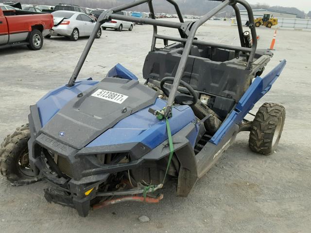 4XAST1EA6EF360652 - 2014 POLARIS RZR 1000 X BLUE photo 2