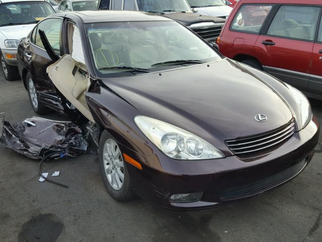 JTHBA30G245025980 - 2004 LEXUS ES 330 BURGUNDY photo 1