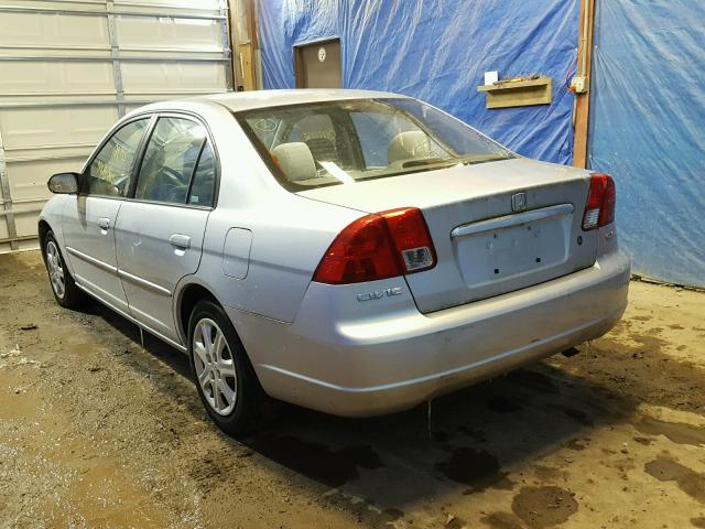 2HGES26843H586390 - 2003 HONDA CIVIC EX 银色 照片 3