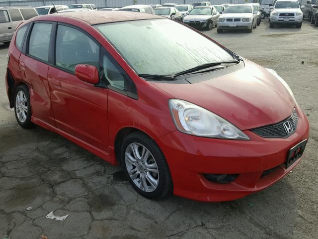 JHMGE8H42AC028600 - 2010 HONDA FIT SPORT RED photo 1