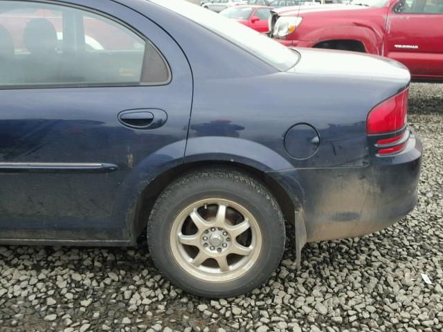 1B3EJ46U81N587350 - 2001 DODGE STRATUS SE BLUE photo 10