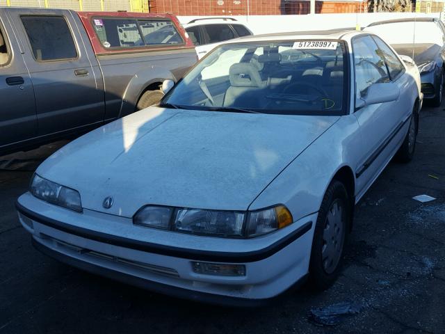 JH4DA9459MS050364 - 1991 ACURA INTEGRA LS WHITE photo 2