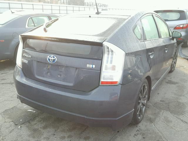 JTDKN3DU2B5320693 - 2011 TOYOTA PRIUS CHARCOAL photo 4