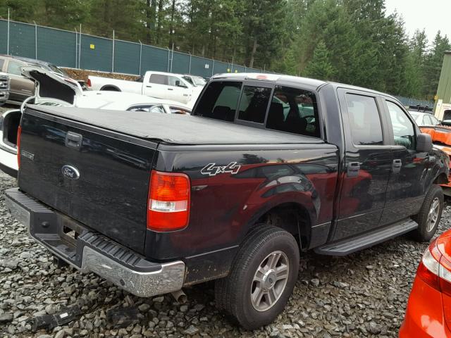 1FTRW14W77FB49782 - 2007 FORD F150 SUPER BLACK photo 4