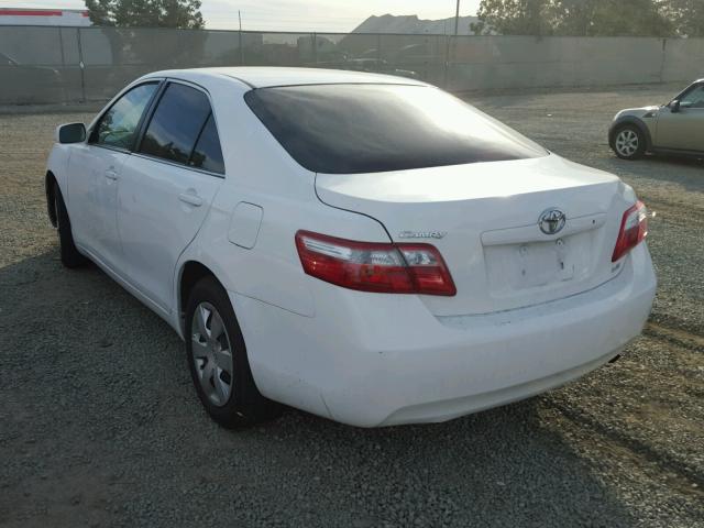 4T4BE46K39R100997 - 2009 TOYOTA CAMRY BASE WHITE photo 3