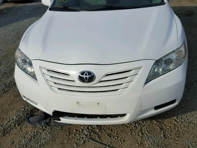 4T4BE46K39R100997 - 2009 TOYOTA CAMRY BASE WHITE photo 9