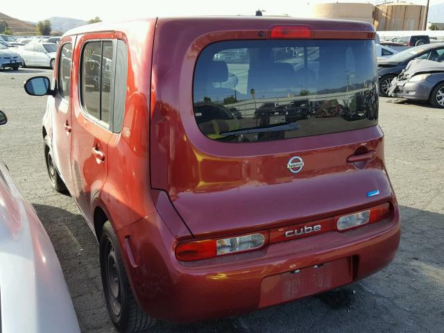 JN8AZ2KR6DT305884 - 2013 NISSAN CUBE S RED photo 3