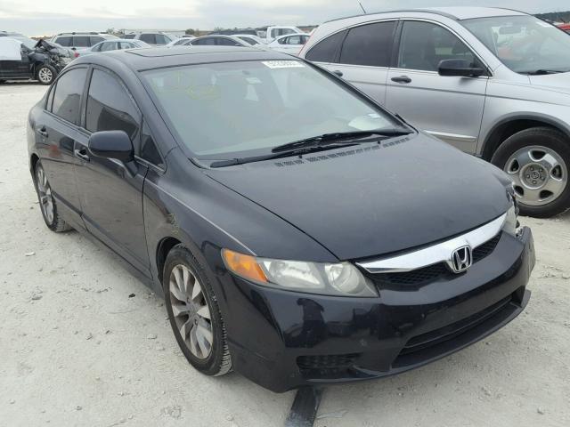 2HGFA15859H509989 - 2009 HONDA CIVIC EX BLACK photo 1