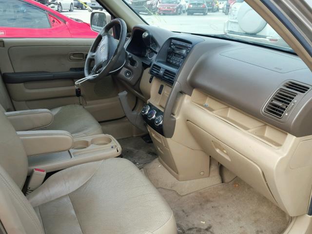 JHLRD78985C061452 - 2005 HONDA CR-V SE TAN photo 5