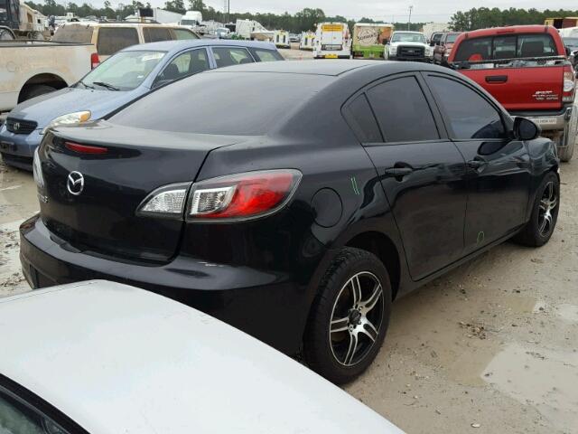 JM1BL1TF4D1795513 - 2013 MAZDA 3 I BLACK photo 4