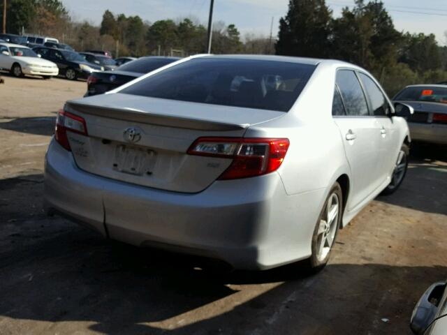 4T1BF1FK8EU331197 - 2014 TOYOTA CAMRY L SILVER photo 4