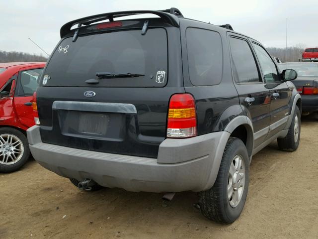 1FMCU04111KB04213 - 2001 FORD ESCAPE XLT BLACK photo 4