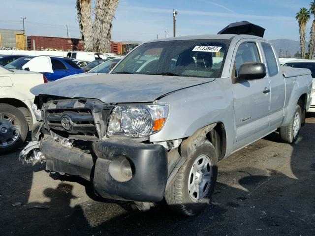 5TETX22N79Z651491 - 2009 TOYOTA TACOMA ACC SILVER photo 2