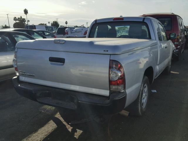 5TETX22N79Z651491 - 2009 TOYOTA TACOMA ACC SILVER photo 4