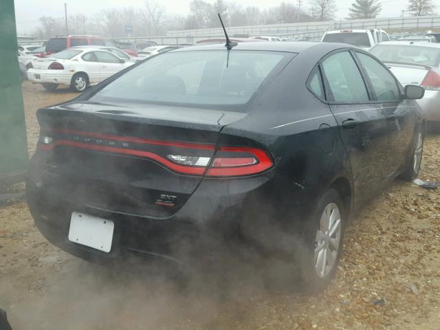 1C3CDFBB7ED867032 - 2014 DODGE DART SXT BLACK photo 4