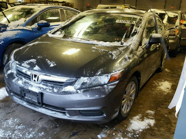19XFB2F83CE109206 - 2012 HONDA CIVIC EX ლურჯი ფოტო 2