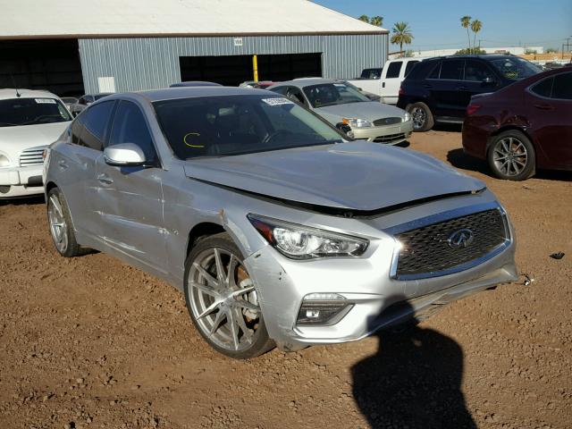 JN1CV7AP6JM240122 - 2018 INFINITI Q50 PURE SILVER photo 1