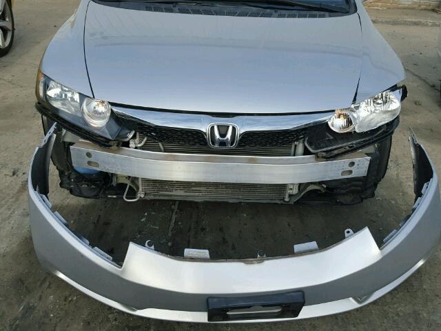 2HGFA1F5XBH309734 - 2011 HONDA CIVIC LX SILVER photo 9