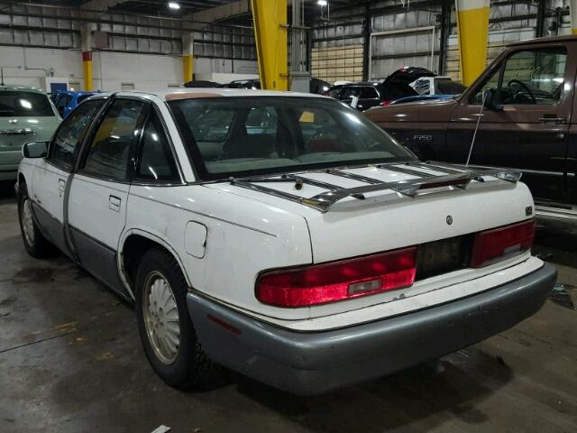 2G4WF52L2S1469106 - 1995 BUICK REGAL GRAN WHITE photo 3