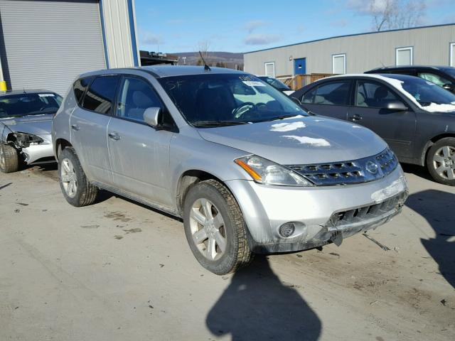 JN8AZ08W06W522687 - 2006 NISSAN MURANO SL SILVER photo 1