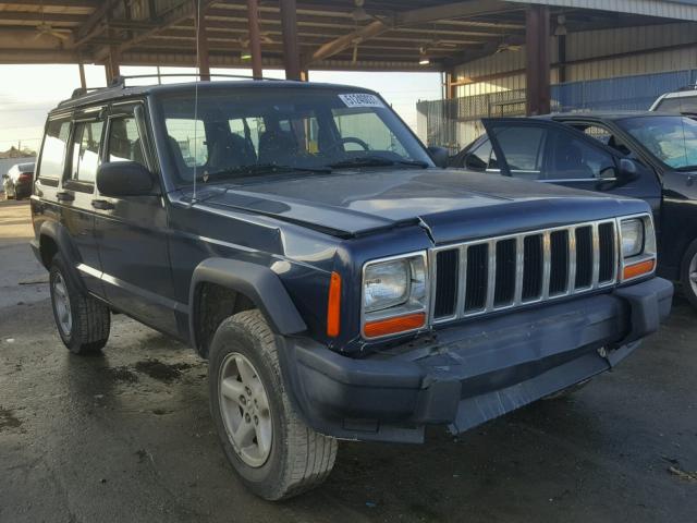 1J4FT48S5YL133890 - 2000 JEEP CHEROKEE S BLUE photo 1