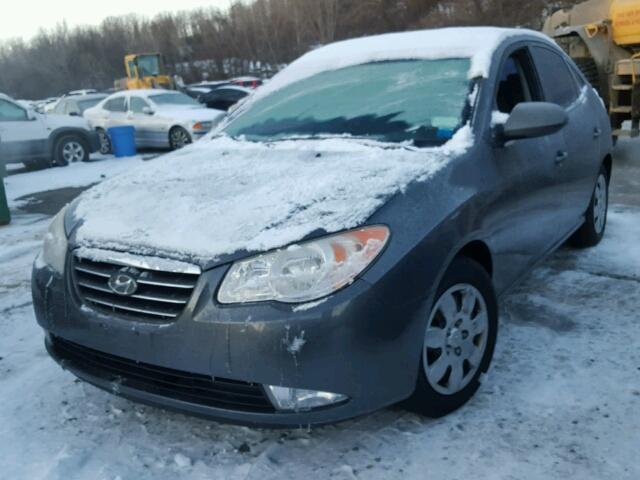 KMHDU46D88U473460 - 2008 HYUNDAI ELANTRA GL GRAY photo 2