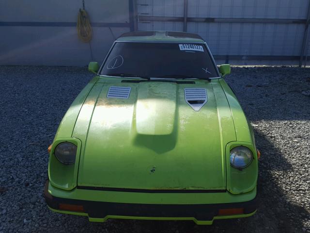 JN1HZ06S0DX512021 - 1983 DATSUN 280ZX 2+2 GREEN photo 9