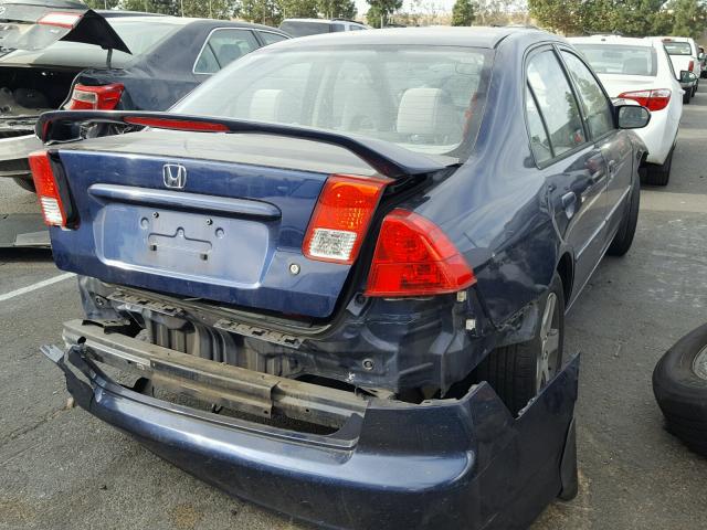 JHMES26714S001103 - 2004 HONDA CIVIC EX Mavi foto 4